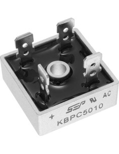 5 Diodos Rectificadores de Puente KBPC5010 50A 1000V 2