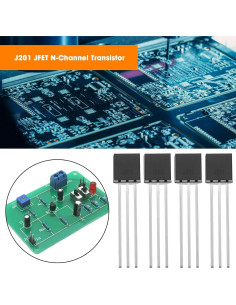 Transistor JFET N-Canal J201 10PCS 50mA 40V Amplificación Audio 2