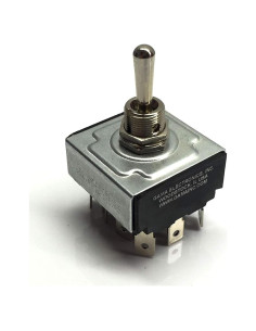 Interruptor de palanca 4 polos GAMA On-Off-On 16A 125VAC