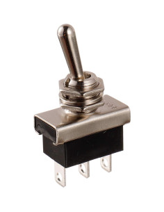 Interruptor de palanca BOJACK SPDT 12V 25A con tapa impermeable - Paquete de 2 2