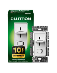 Interruptor Regulador Lutron Skylark LED+ Blanco 150W