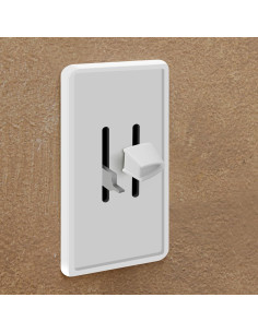 Perillas de Regulador Hoolerry 4 Pcs Blanco para Ventilador y Luz 2