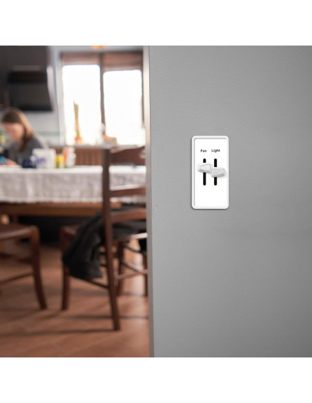 Perillas de Regulador Hoolerry 4 Pcs Blanco para Ventilador y Luz Perillas de Regulador Hoolerry 4 Pcs Blanco para Ventilador y Luz