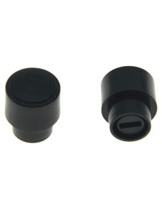 Puntas de Interruptor de Barril Negras KAISH para Telecaster - 2 Unidades