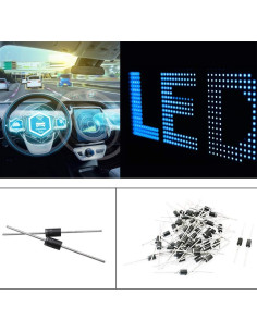 Diodo Schottky 1N5822 Ximimark 30Pcs 3A 40V DO-201AD 2