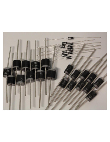 Paquete de 30 Diodos de Potencia TEP USA 1A 3A 6A