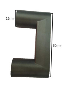 Núcleo de Transformador Electrónico UY1658/60 Ferrita 5 Piezas 2