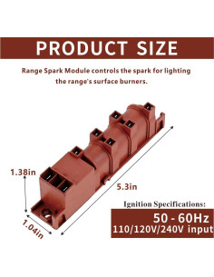 6 Encendedores de Chispa Tellfeel para Cocina a Gas 110/240V 2