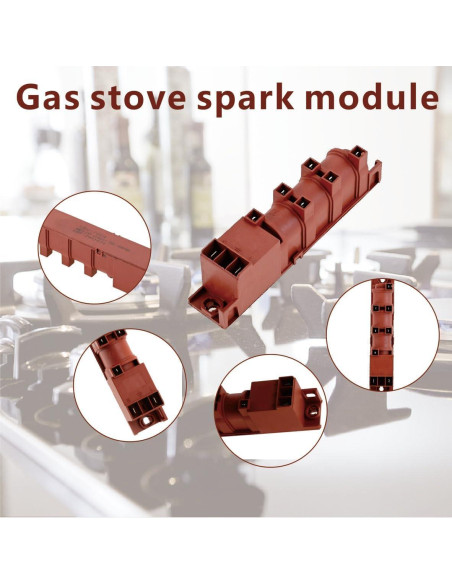 6 Encendedores de Chispa Tellfeel para Cocina a Gas 110/240V