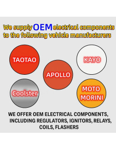 Regulador Rectificador 12V ChenXL 4 Hilos para Scooters y Motos 2