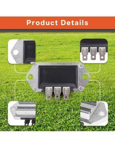 Regulador de Voltaje y Rectificador Labwork para Motores John Deere 8-25HP