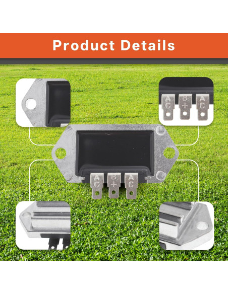 Regulador de Voltaje y Rectificador Labwork para Motores John Deere 8-25HP