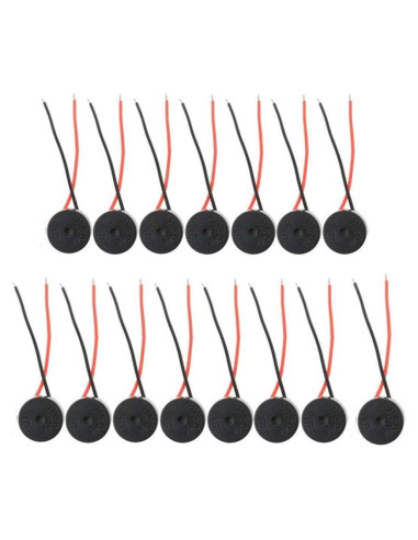 15 Zumbadores Electrónicos Activos 85dB DC 3-12V bnafes