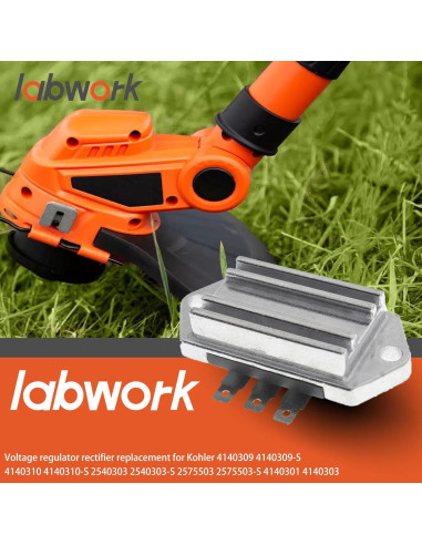 Regulador de Voltaje y Rectificador Labwork para Motores John Deere 8-25HP
