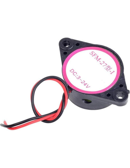 5 Zumbadores Electrónicos Alarma SFM-27 3-24V 100dB Qianxin