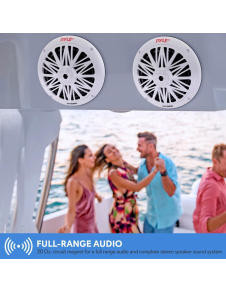 Altavoces Marinos Pyle PLMR62 de 6.5" Impermeables 200W