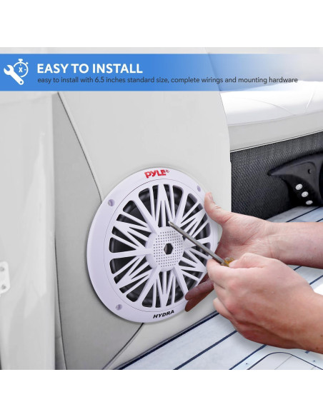 Altavoces Marinos Pyle PLMR62 de 6.5" Impermeables 200W