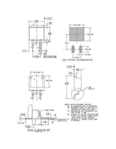 Transistor MOSFET N-Channel FDB14N30TM 300V 14A 5pcs
