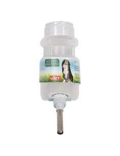Botella de Agua Lixit 1306 ml para Perros Sin Goteo Blanca