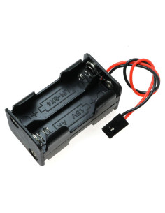 Soporte de Batería AA E-outstanding 4 Celdas 6V Negro