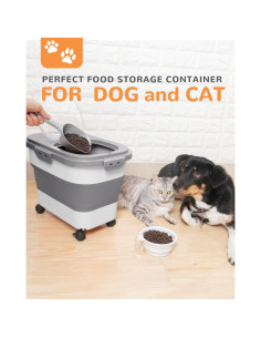 Contenedor de Almacenamiento de Comida para Perros DDMOMMY 10 kg 2