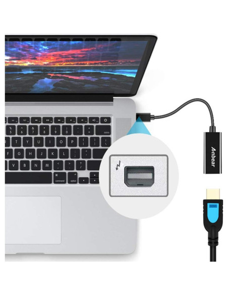 Adaptador Mini DisplayPort a HDMI TAIMEIDE 10 Paquete