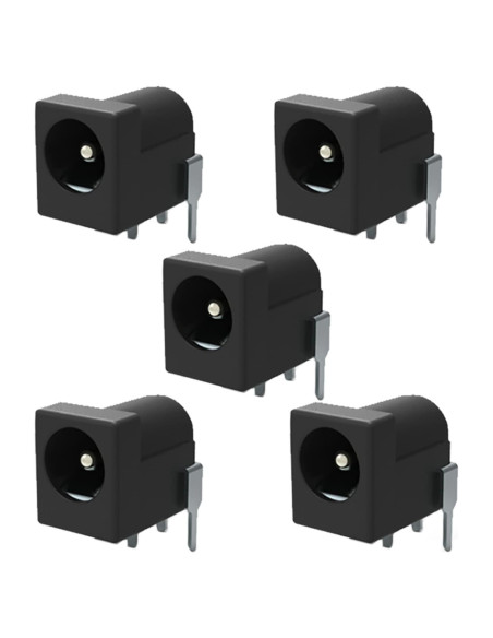 Conector hembra 2.1mm California JOS - 5 PCS para PCB