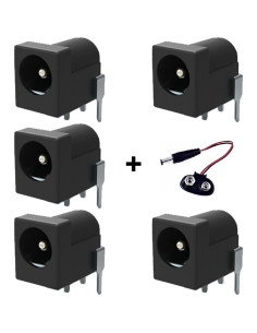 Conector hembra 2.1mm California JOS - 5 PCS para PCB 2