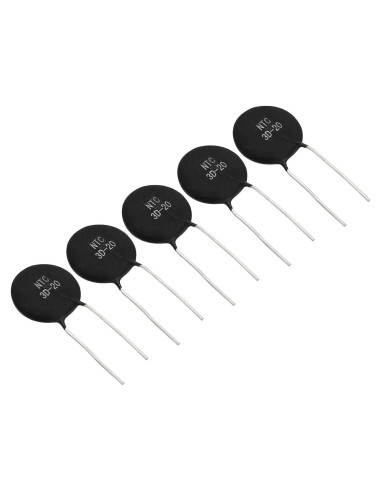Termistores NTC 3 Ohm PATIKIL - 5 Piezas para Medición de Temperatura