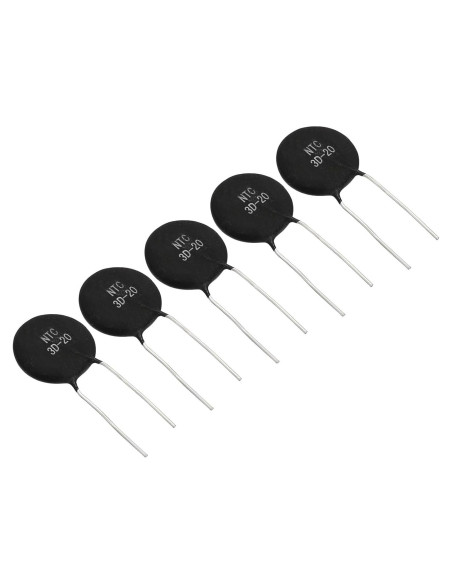 Termistores NTC 3 Ohm PATIKIL - 5 Piezas para Medición de Temperatura