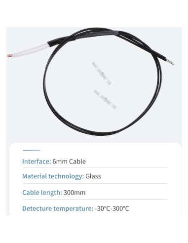 Termistor NTC100K Creality para Impresora 3D - Paquete de 5