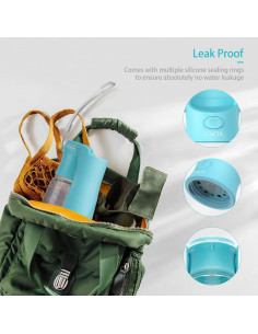 Botella de Agua Plegable SOICTA 0.56L para Perros y Mascotas 2