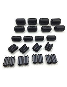 20 Clips de Cable de Ferrita FORSUN para Reducción de Ruido