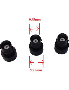 Conector Adaptador BNC Femenino a SMA Femenino Chiko 3 Pzas 2