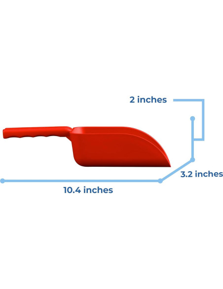 Cucharón de Plástico Remco 63004 16 oz Rojo Sin BPA