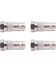 Adaptador F macho a BNC hembra 75 ohm 4-pack Fancasee 2