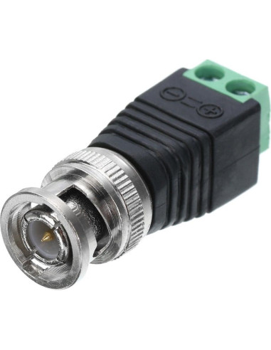 Conector Balun BNC Masculino CCTV 65 Pcs para Cat5/Cat6