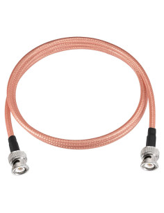 Adaptador BNC Macho a Macho Eightwood RG400 1 Metro Baja Pérdida
