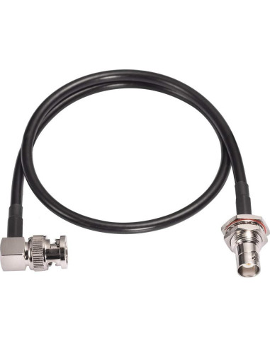 Adaptador BNC hembra a macho Eightwood 50cm RG58 50Ohm