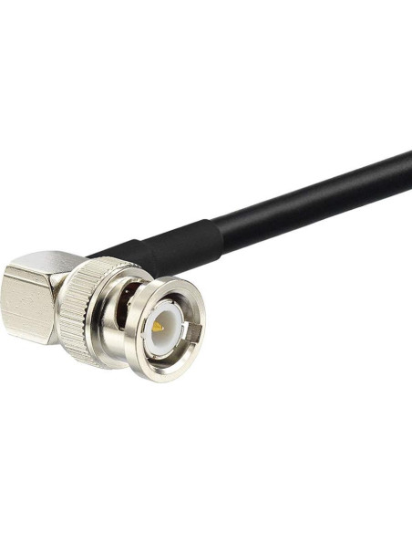 Adaptador BNC hembra a macho Eightwood 50cm RG58 50Ohm