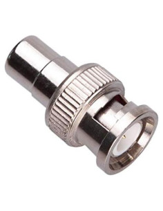 Adaptador BNC Macho a RCA Hembra Keple Niquelado 19.94g