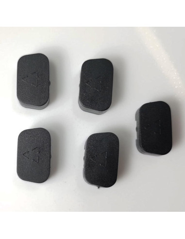 Tapa Antipolvo VGA SHANFEILU 50 Piezas 17mm x 9mm Negro