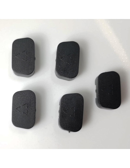 Tapa Antipolvo VGA SHANFEILU 50 Piezas 17mm x 9mm Negro