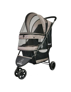 Carrito de Paseo ROODO Escort 3 Ruedas para Mascotas Gris
