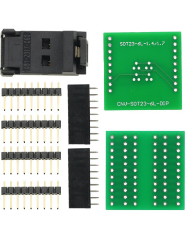 Adaptador de Programador IC SOT23-6L a DIP6 GODIYMODULES