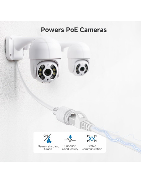 Cable Ethernet Cat 6 10Gbps Cable Matters 9.14m Blanco