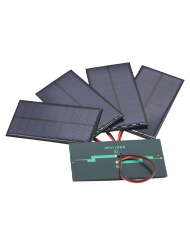 Paneles Solares Policristalinos FellDen 5V 200mA 5PCS