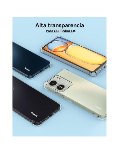 Funda TPU Transparente USTIYA para Xiaomi Poco C65 / Redmi 13C