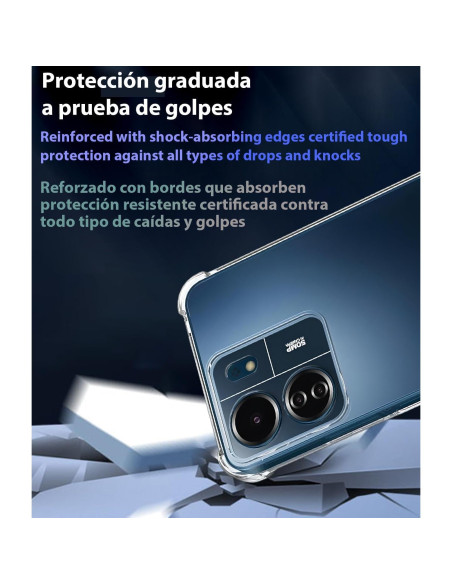 Funda TPU Transparente USTIYA para Xiaomi Poco C65 / Redmi 13C Funda TPU Transparente USTIYA para Xiaomi Poco C65 / Redmi 13C