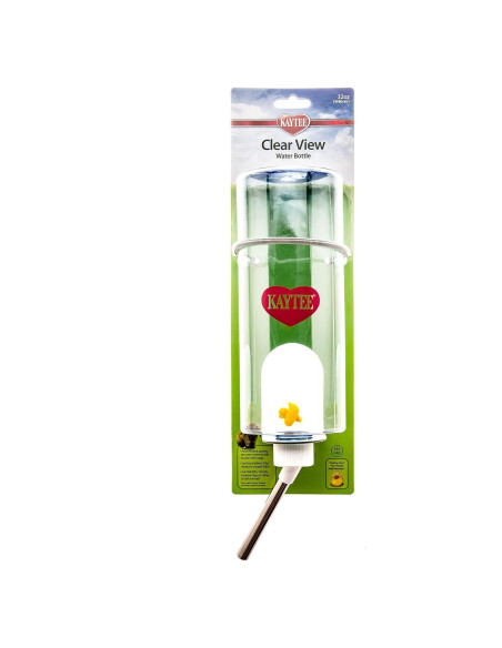 Botella de Agua Kaytee Clear View 0.95 L para Conejos y Cobayas